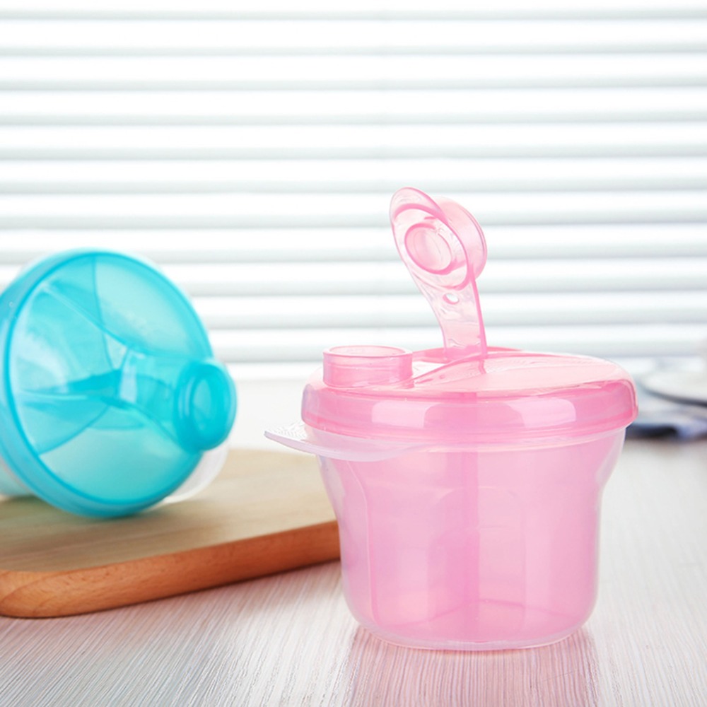 Baby Food For Travelling - 3 Grid Divided Portable Milk Powder