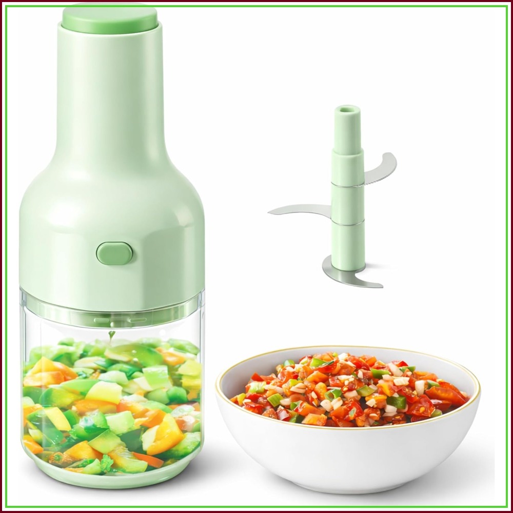 Veggie Baby Food - Manual Food Chopper, 2-Cup Hand Chopper