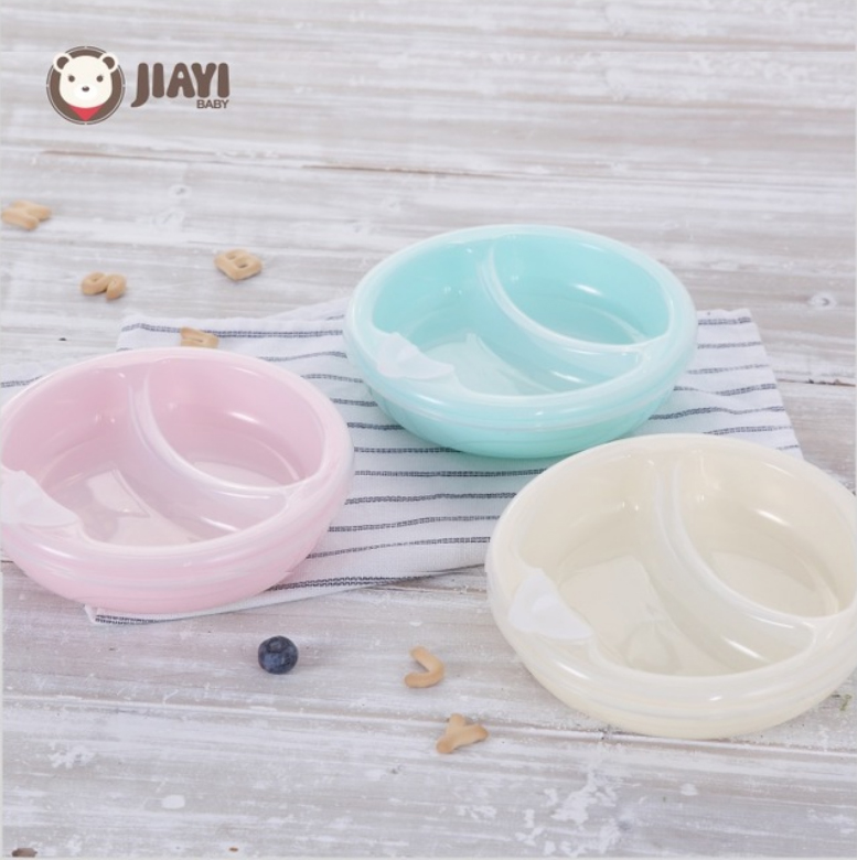Baby Food Little Spoon - Non-slip Warming Plate Dish Bowl Baby