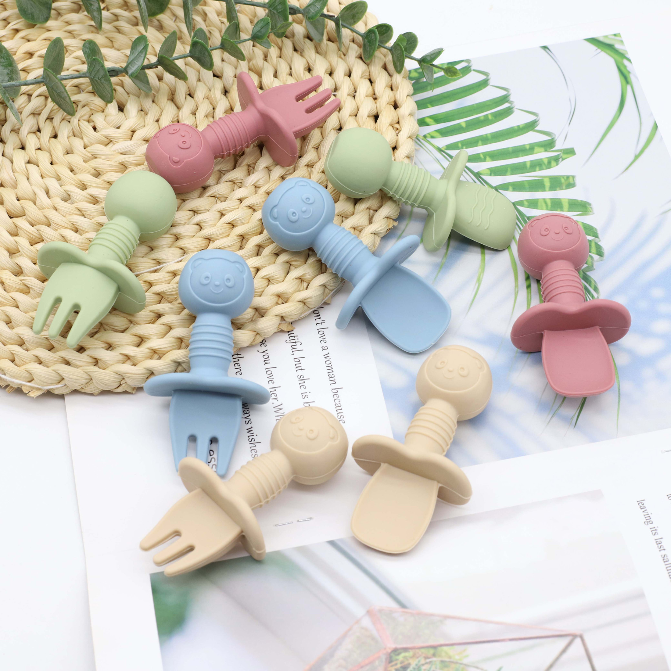 New Little Bear Pattern Baby F - Baby Food Little Spoon incelemesi ve fiyatı