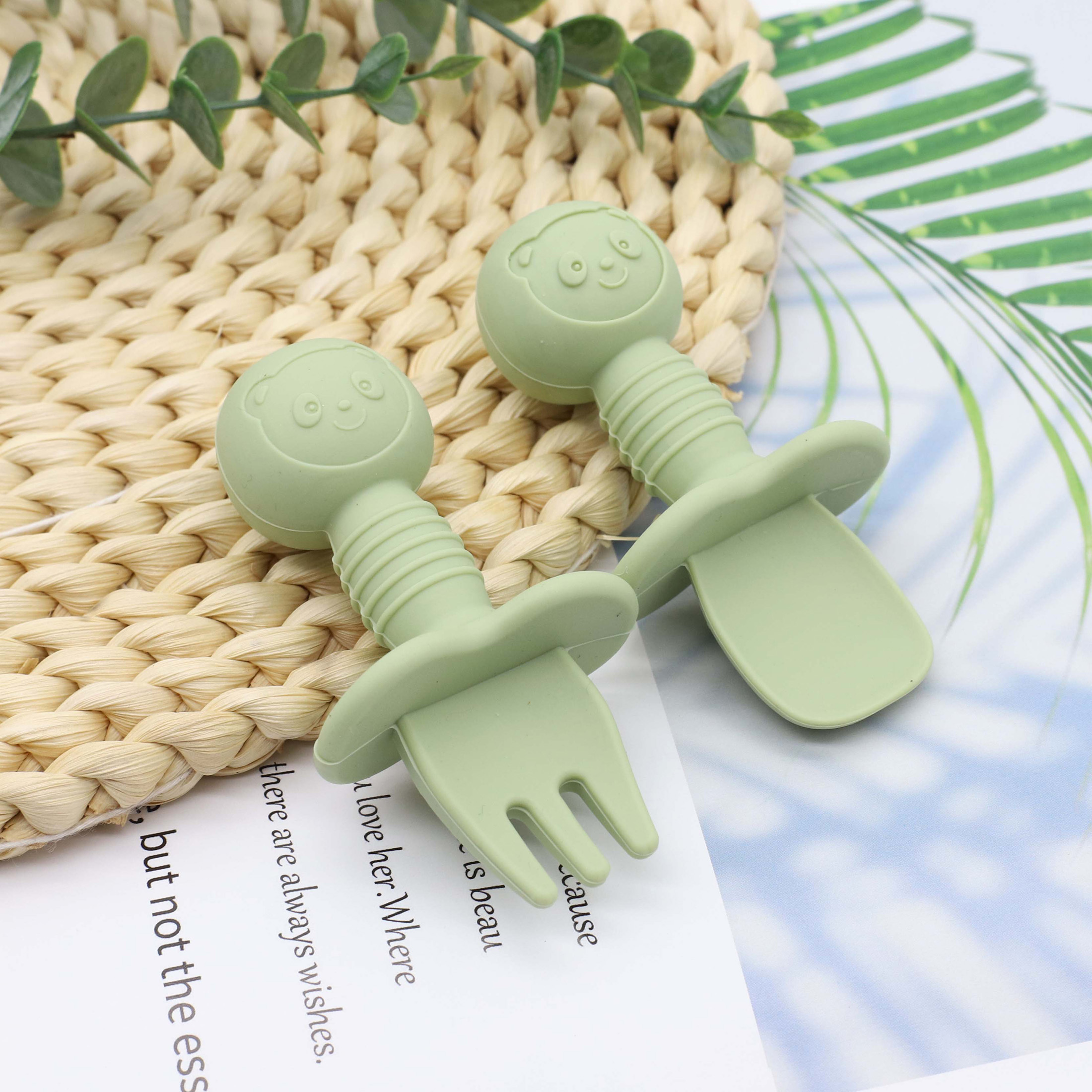 New Little Bear Pattern Baby F - Baby Food Little Spoon incelemesi ve fiyatı