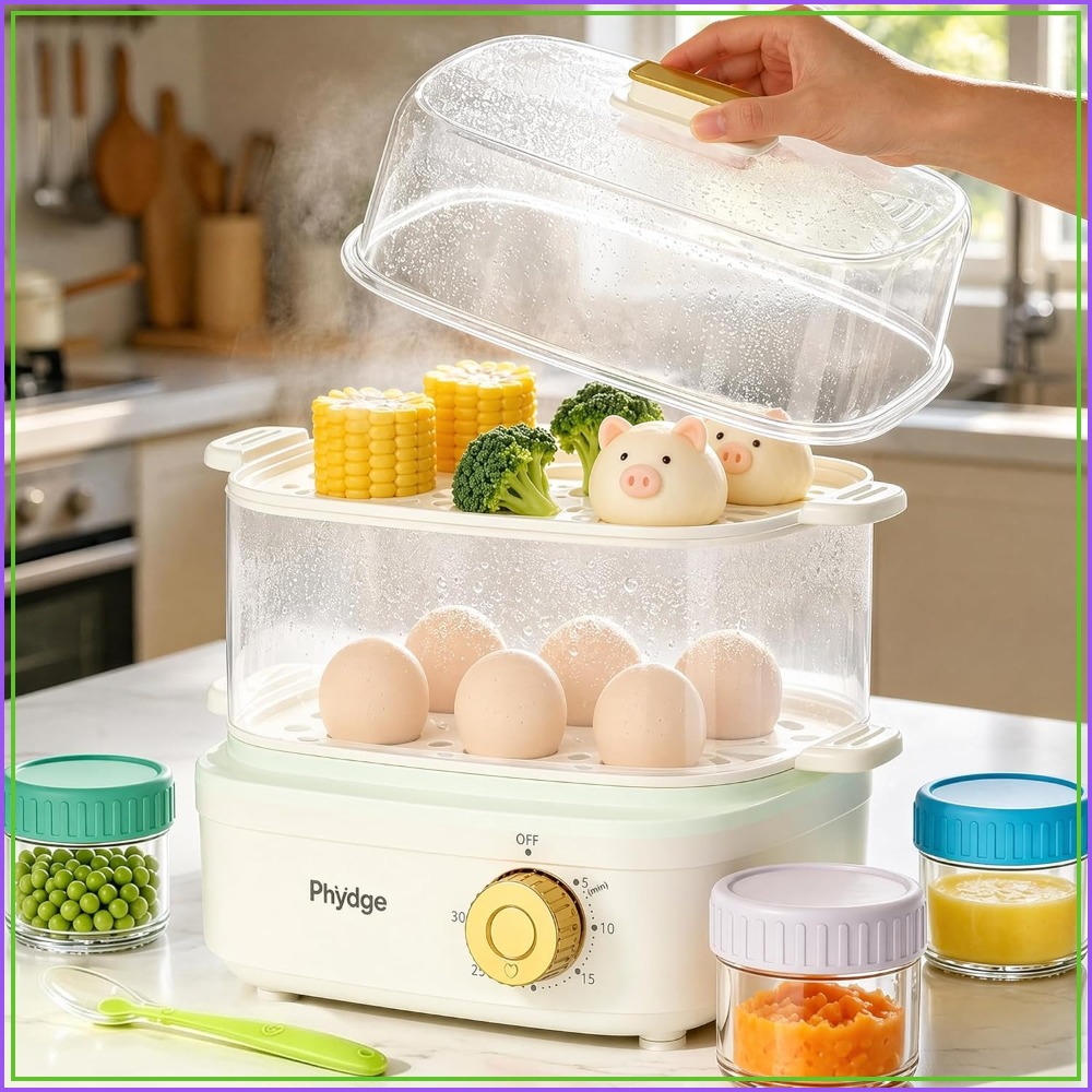2-Tier Electric Food Steamer,  - Veggie Baby Food incelemesi ve fiyatı