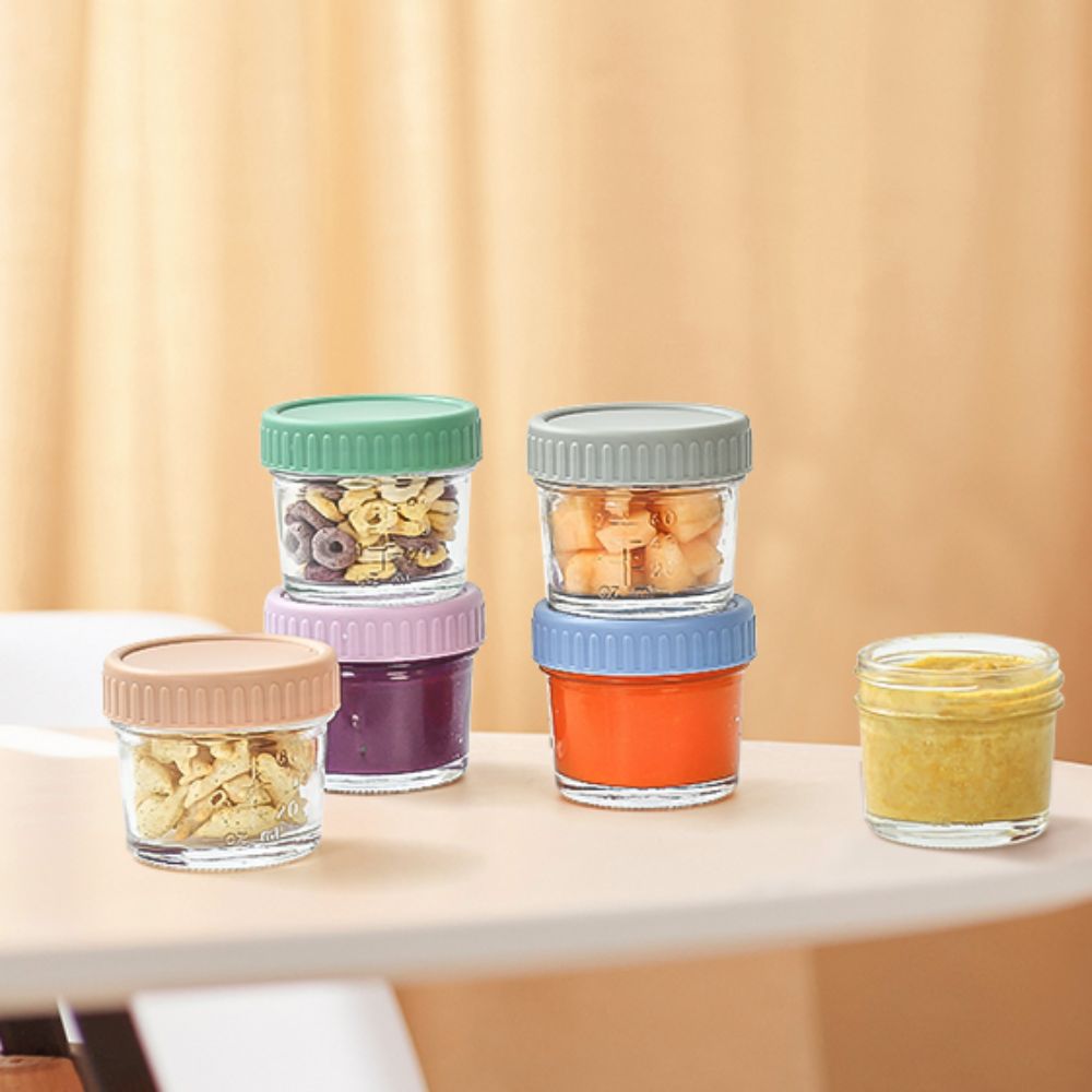 6pcs Mason Jar Glass Baby Food - Baby Food In Jars incelemesi ve fiyatı
