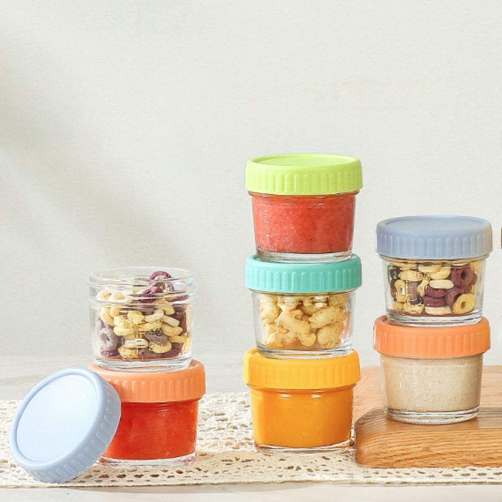6pcs Mason Jar Glass Baby Food - Baby Food In Jars incelemesi ve fiyatı