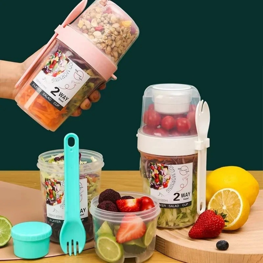 Portable Salad Cup Breakfast C - Snack Container Travel incelemesi ve fiyatı