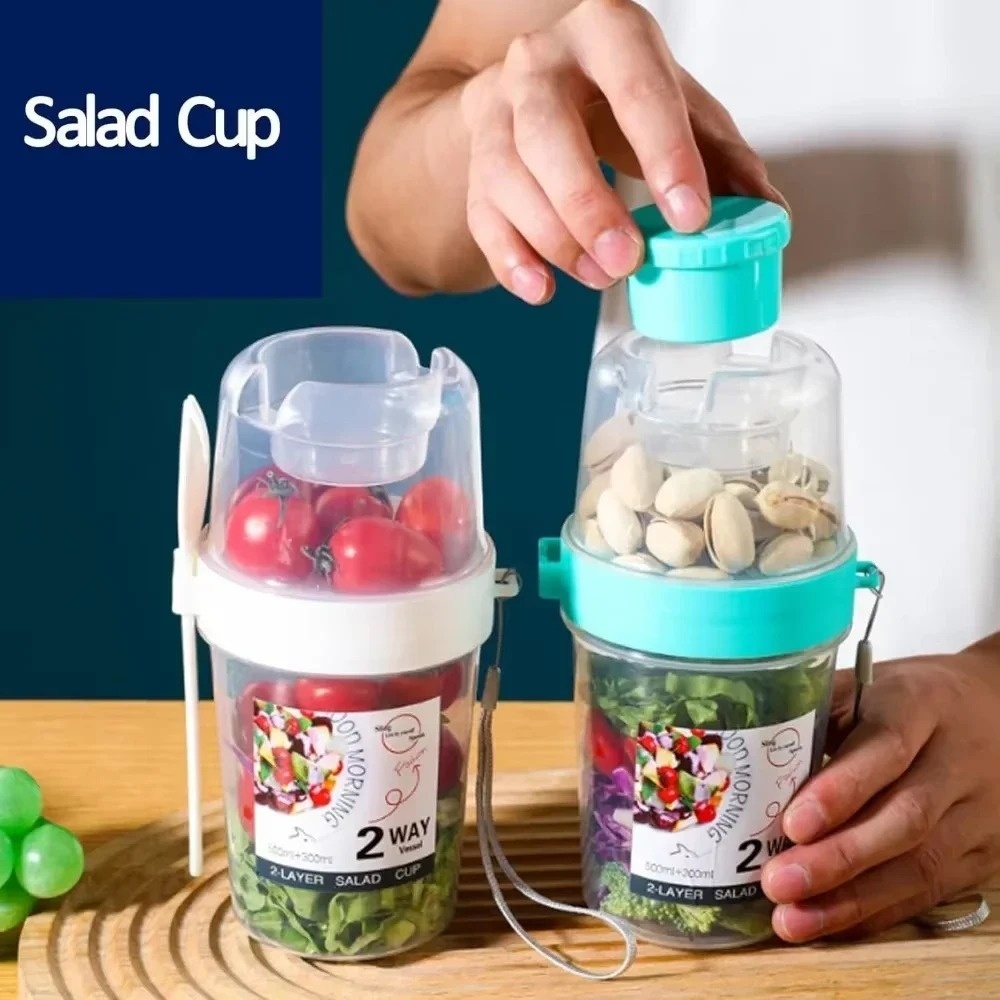 Portable Salad Cup Breakfast C - Snack Container Travel incelemesi ve fiyatı
