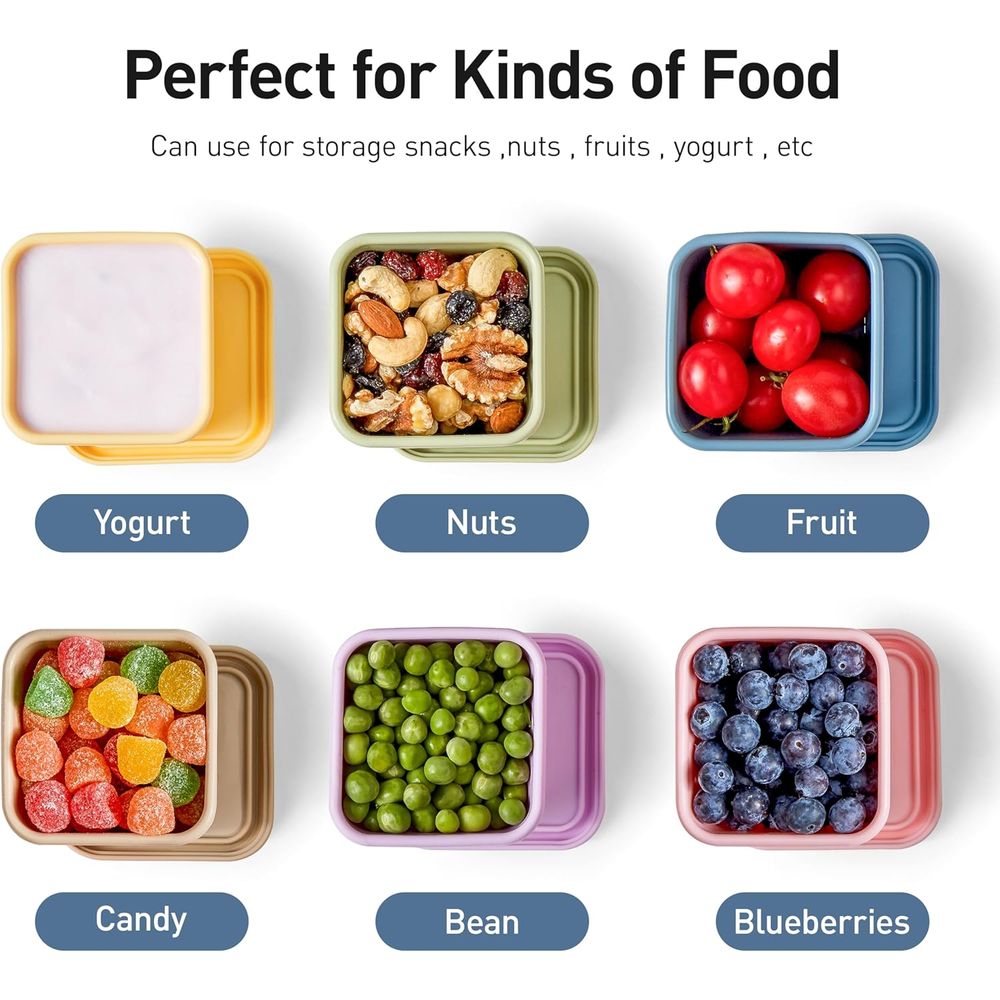 8 Pack 6oz Leakproof Stackable - Snack Container Travel incelemesi ve fiyatı
