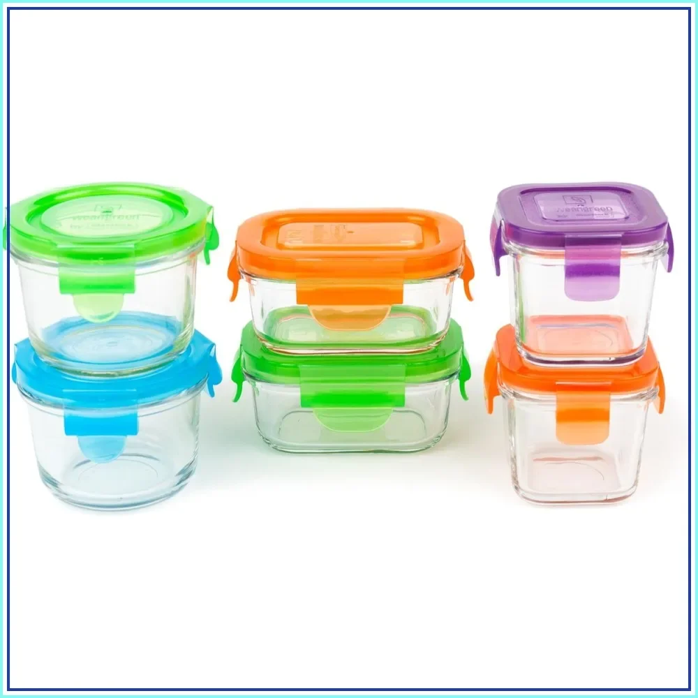 12-Piece Glass Baby Food Stora - Baby Food Glass Containers incelemesi ve fiyatı