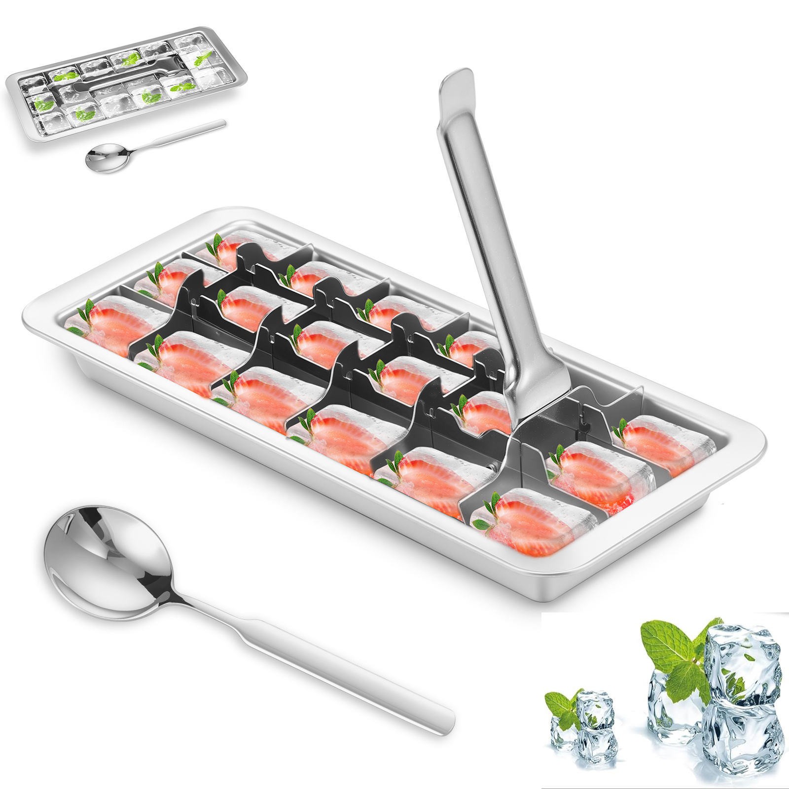 Vintage Stainless Steel Ice Cu - Veggie Baby Food incelemesi ve fiyatı