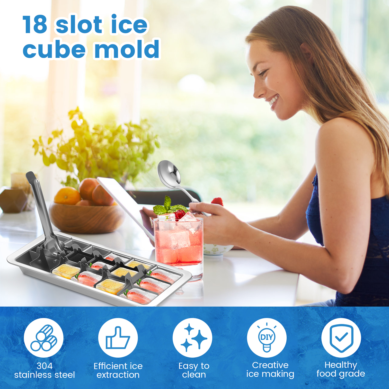 Vintage Stainless Steel Ice Cu - Veggie Baby Food incelemesi ve fiyatı