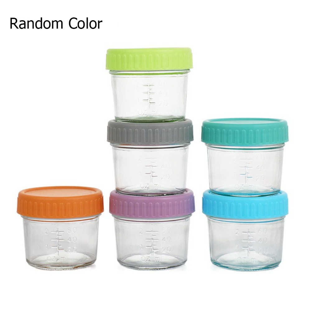 6pcs Multipurpose Glass Baby F - Baby Food Glass Containers incelemesi ve fiyatı