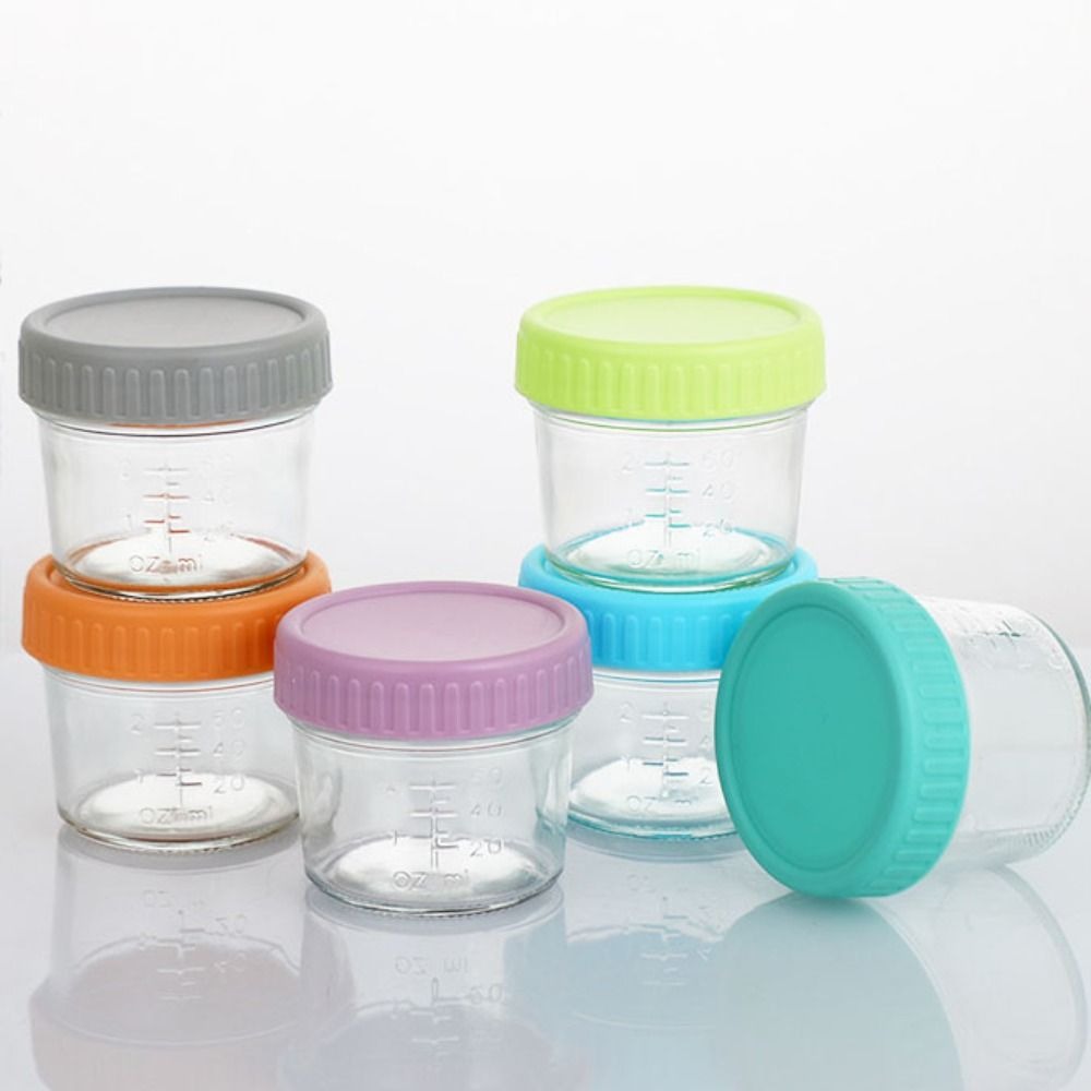 6pcs Glass Baby Food Jar Reusa - Baby Food In Jars incelemesi ve fiyatı