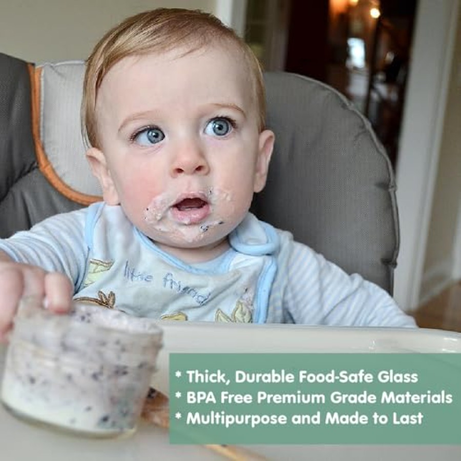 Sage Spoonfuls -12 Pack 4 oz B - Baby Food Jars Glass incelemesi ve fiyatı