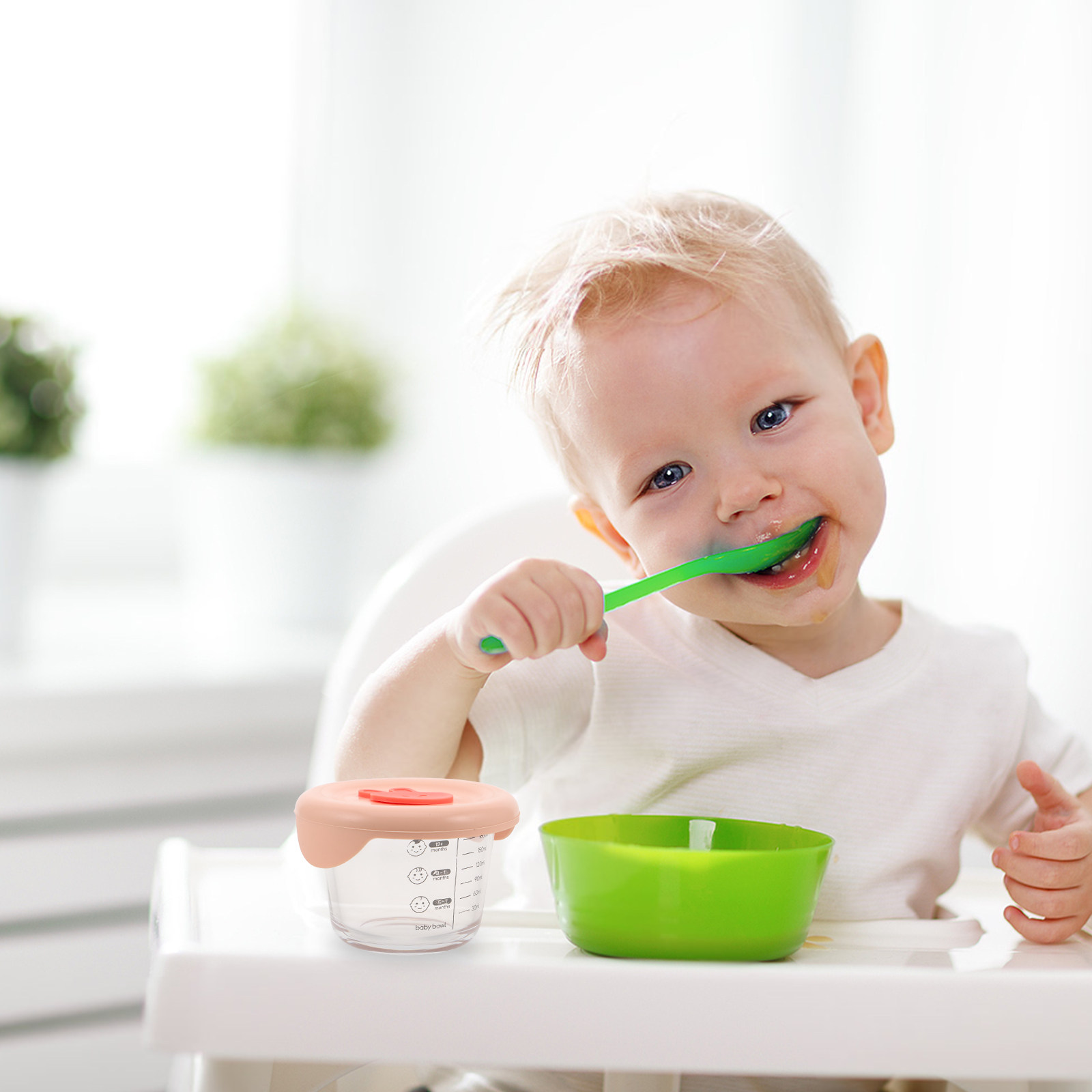 2Pcs Baby Food Storage Contain - Baby Food Glass Containers incelemesi ve fiyatı