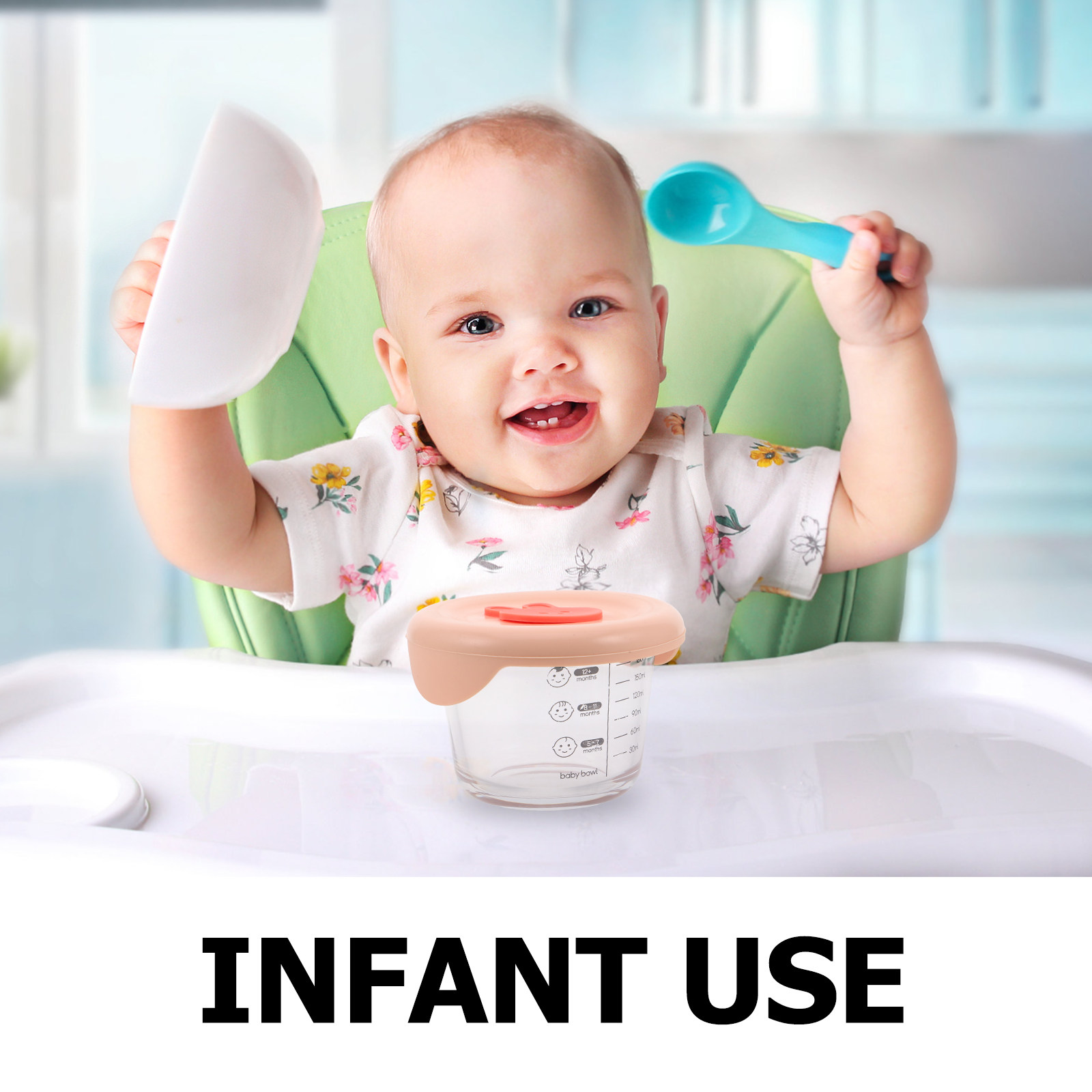 2Pcs Baby Food Storage Contain - Baby Food Glass Containers incelemesi ve fiyatı