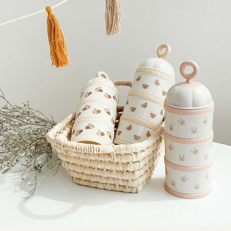 Cute Bear Milk Powder Box Baby - Baby Food In Jars incelemesi ve fiyatı