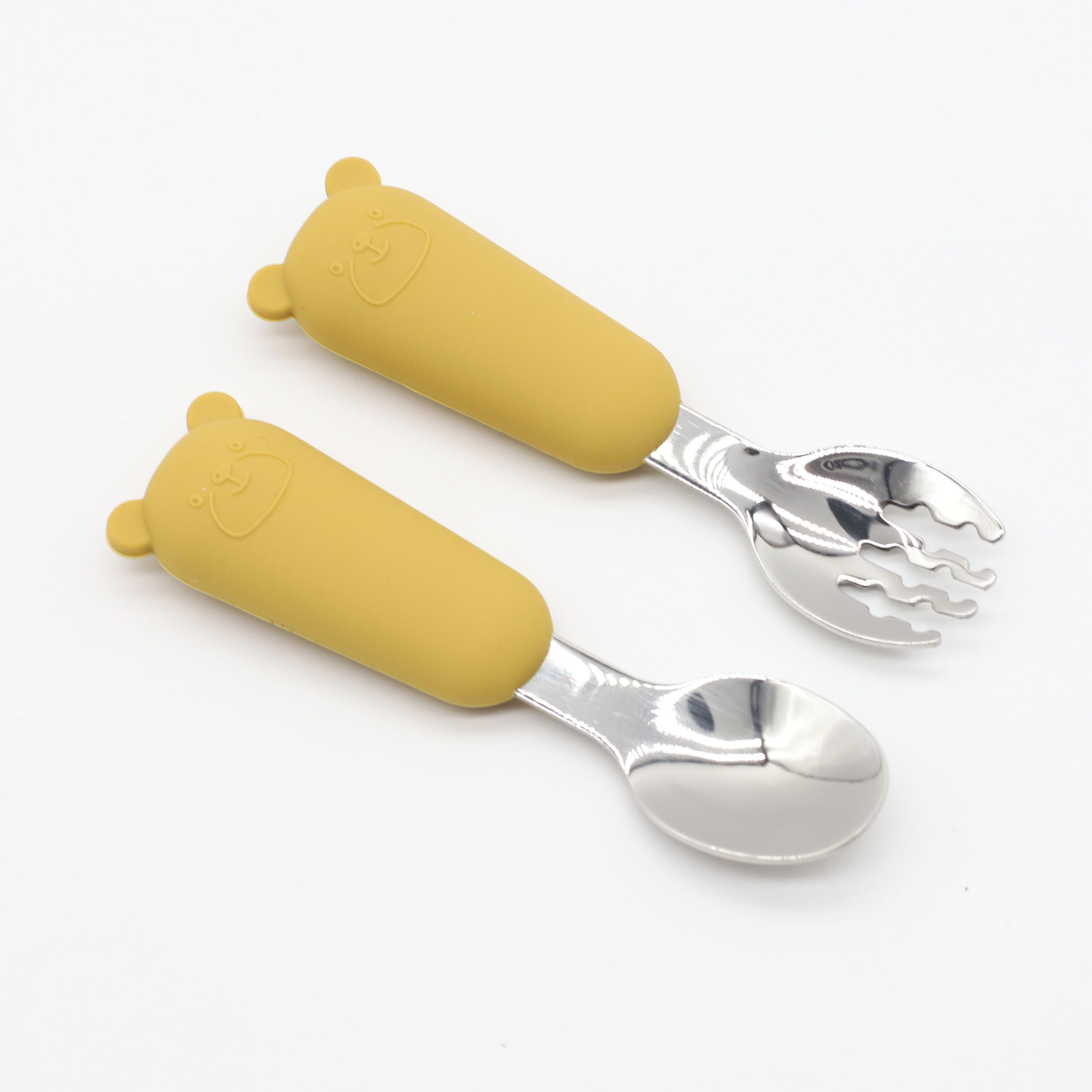 New Little Bear Cartoon Stainl - Baby Food Little Spoon incelemesi ve fiyatı
