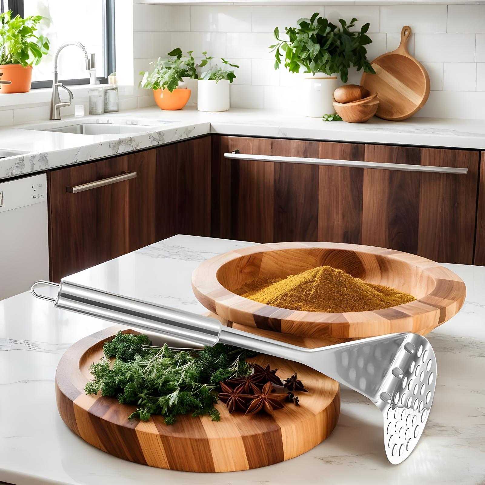 Metal Potato Masher Avocado Sm - Veggie Baby Food incelemesi ve fiyatı