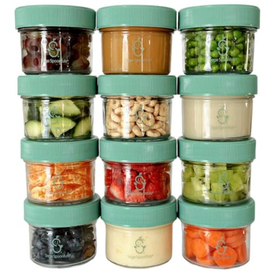 Sage Spoonfuls -12 Pack 4 oz B - Baby Food Jars Glass incelemesi ve fiyatı