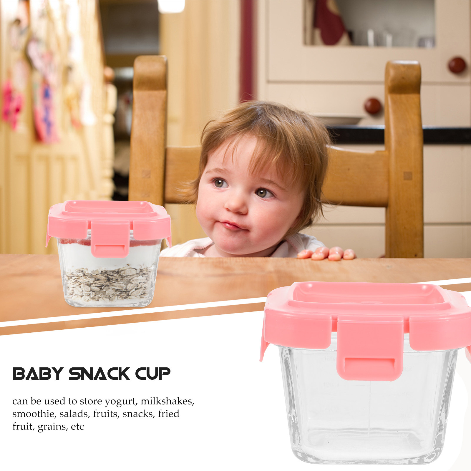 2Pcs 150Ml Baby Food Sealing B - Baby Food Glass Containers incelemesi ve fiyatı