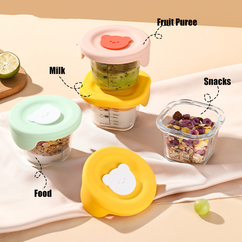 180ml Glass Baby Food Storage  - Baby Food Glass Containers incelemesi ve fiyatı
