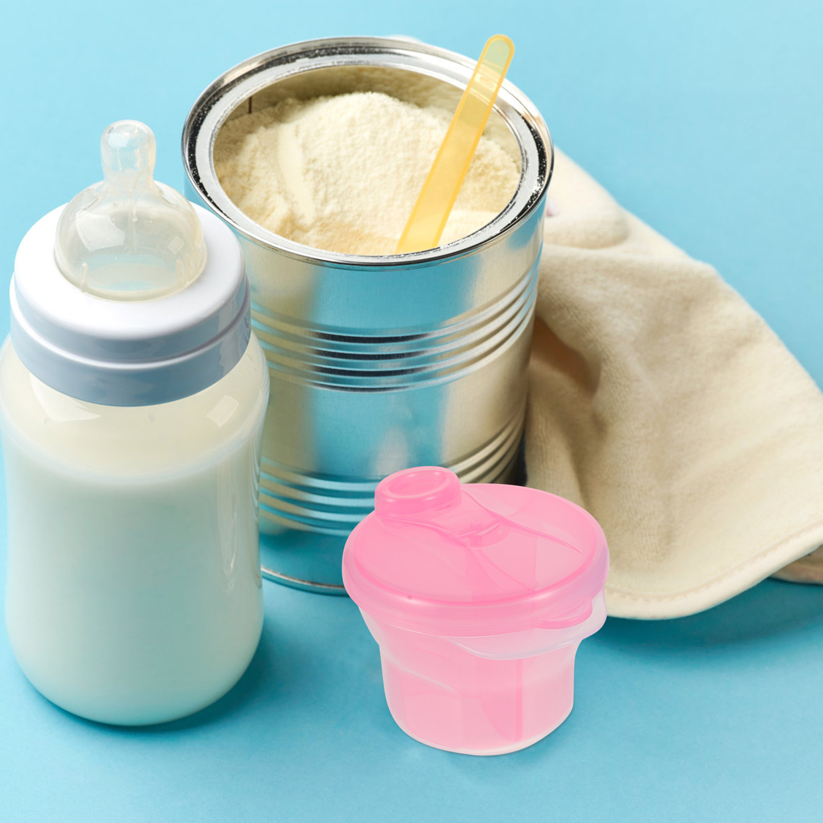 4Pcs Milk Powder Dispenser Rot - Baby Food For Travelling incelemesi ve fiyatı
