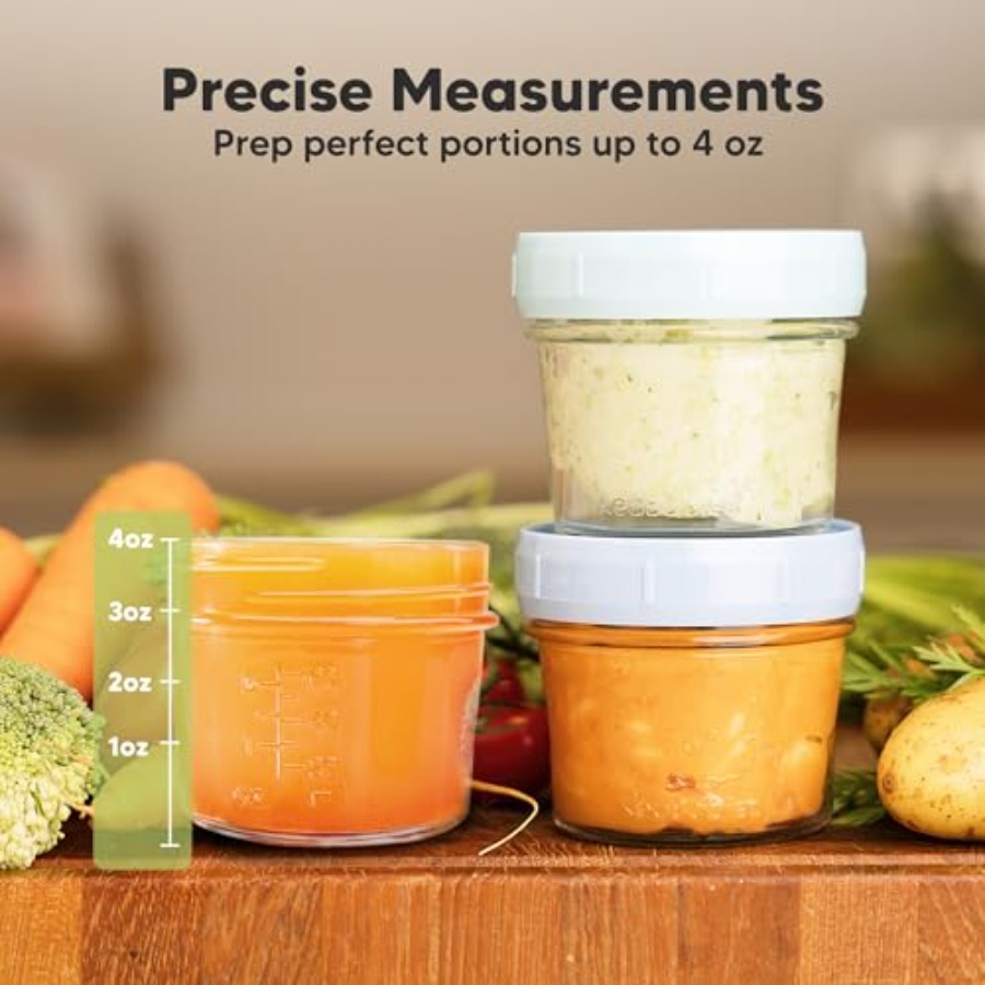 KeaBabies 6pk 4oz Glass Baby F - Baby Food Jars Glass incelemesi ve fiyatı