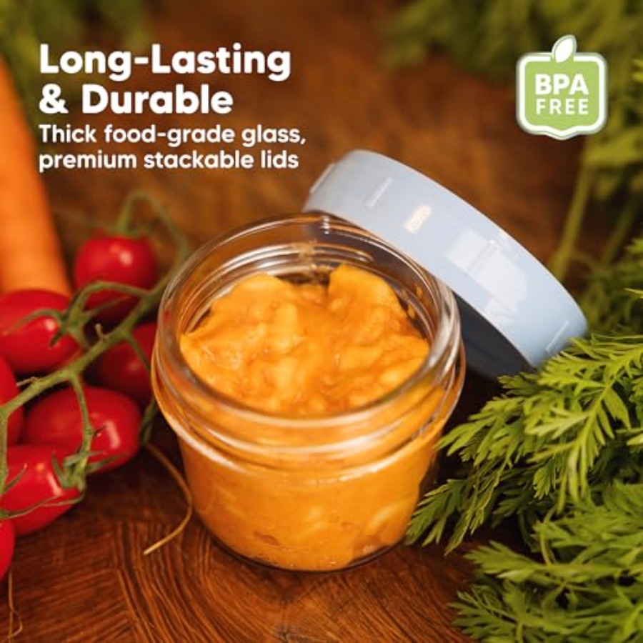 KeaBabies 6pk 4oz Glass Baby F - Baby Food Jars Glass incelemesi ve fiyatı