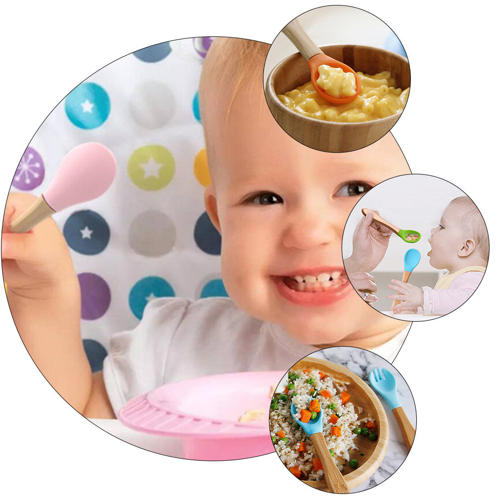 6Pcs Baby Training Spoons Sili - Baby Food Little Spoon incelemesi ve fiyatı