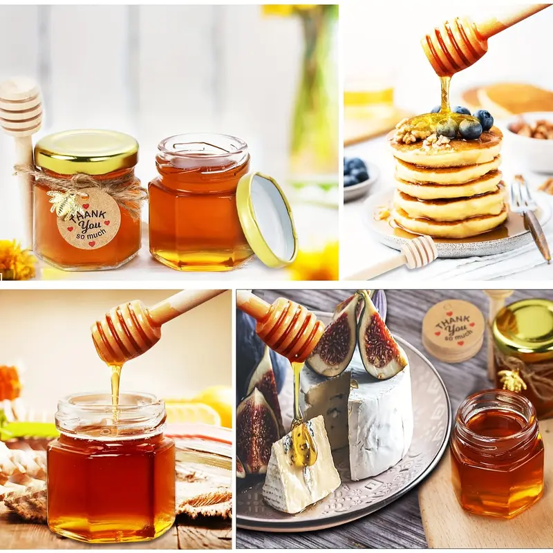 1.5oz, Hexagonal Mini Glass Ho - Baby Food Jars Glass incelemesi ve fiyatı