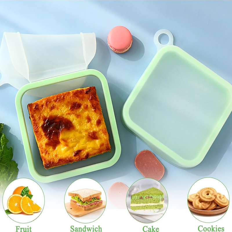 Silicone Sandwich Toast Bento  - Snack Container Travel incelemesi ve fiyatı