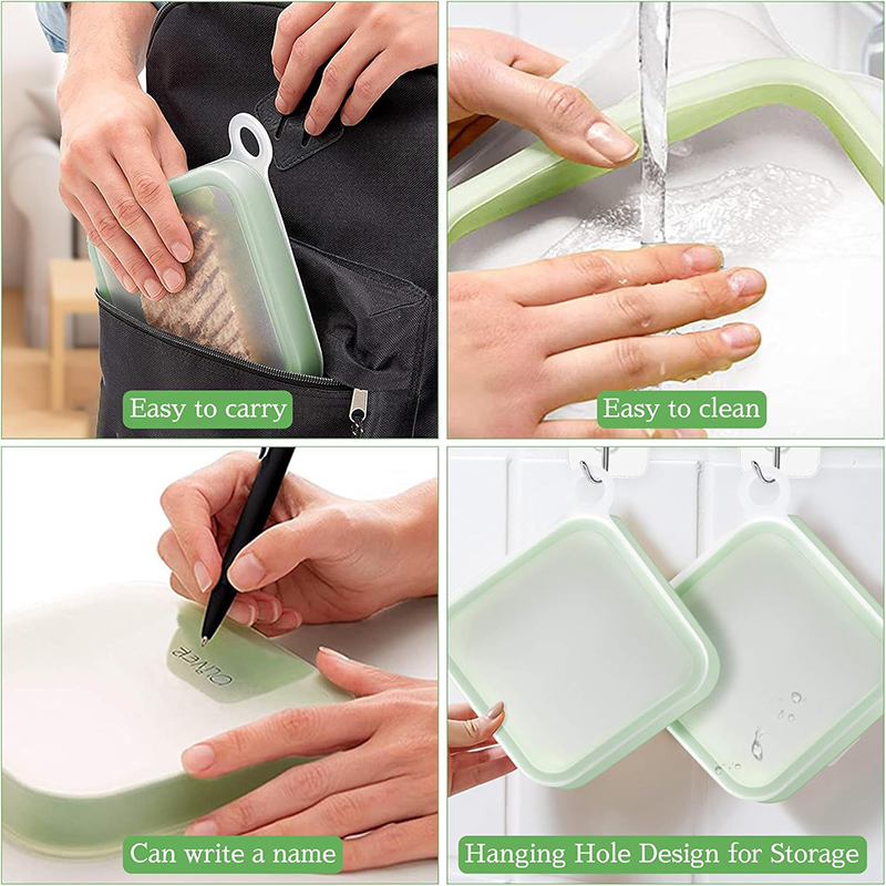 Silicone Sandwich Toast Bento  - Snack Container Travel incelemesi ve fiyatı