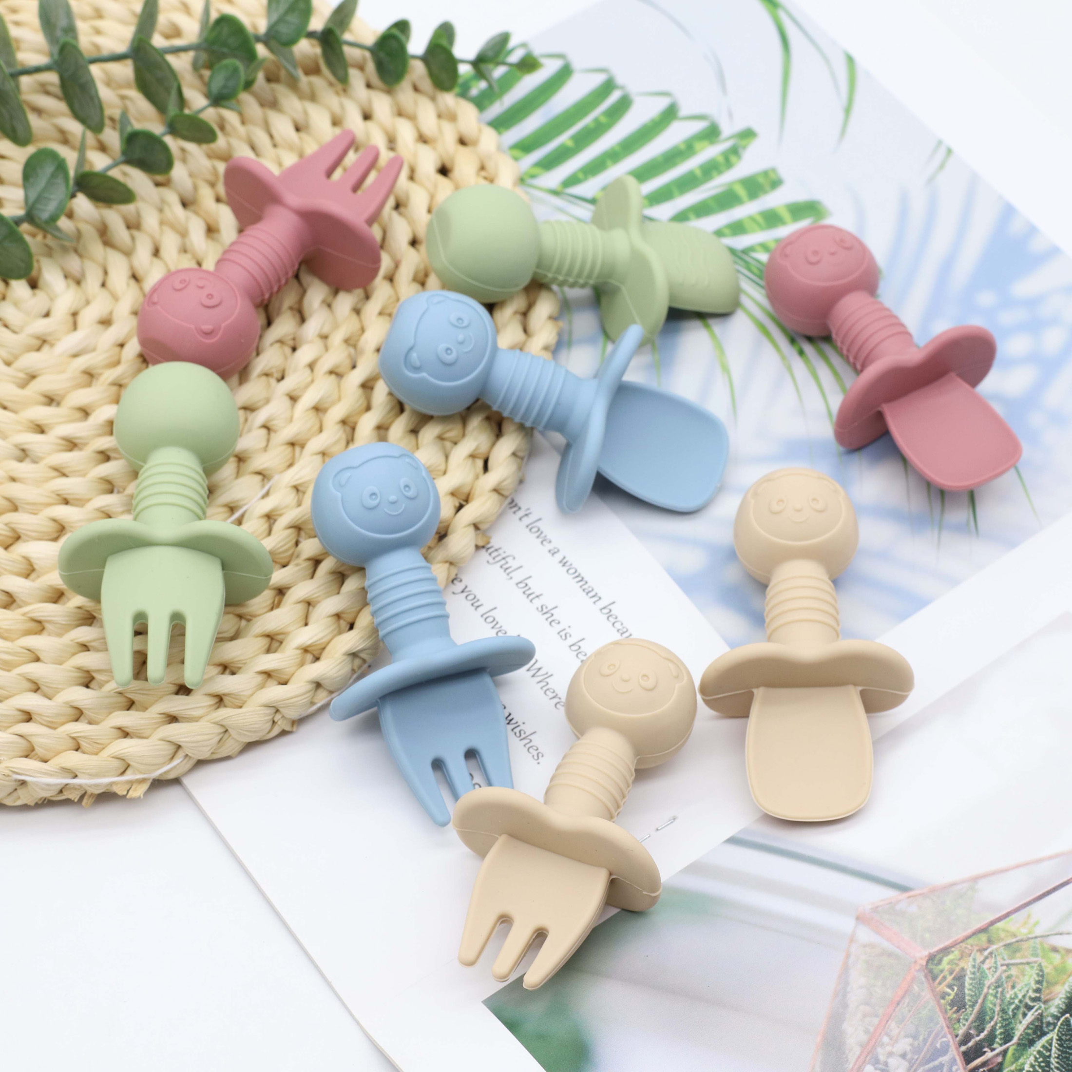 New Little Bear Pattern Baby F - Baby Food Little Spoon incelemesi ve fiyatı