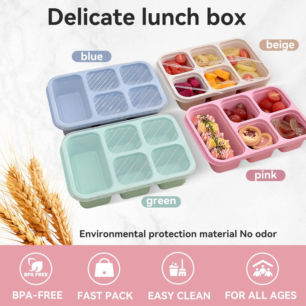 Bento Lunch Box with Reusable  - Snack Container Travel incelemesi ve fiyatı
