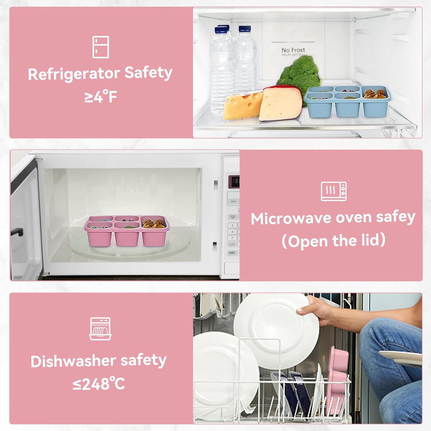Bento Lunch Box with Reusable  - Snack Container Travel incelemesi ve fiyatı