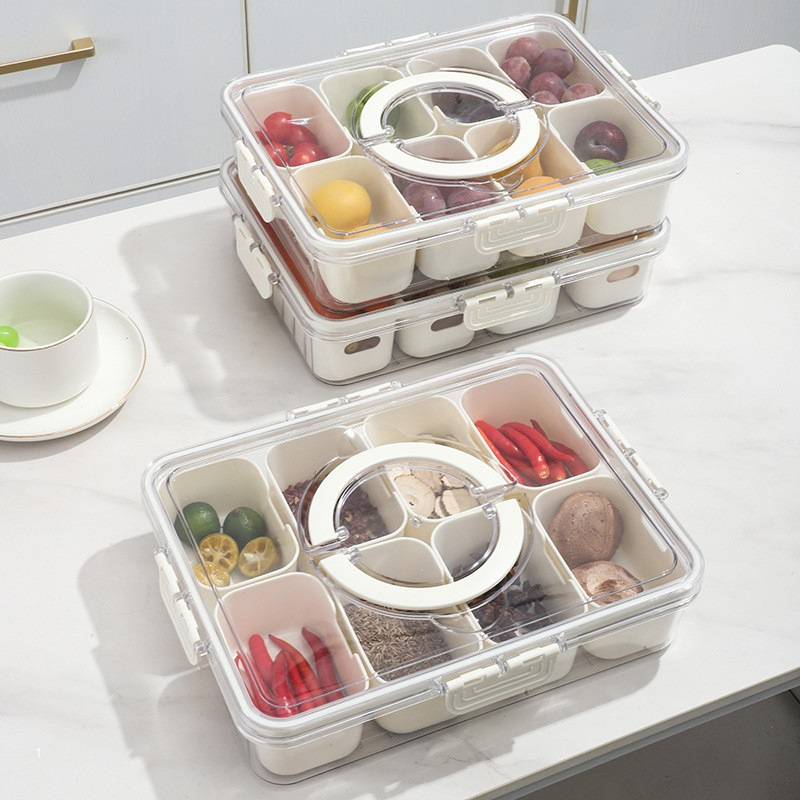 Clear 8/4-Compartment Snack Co - Snack Container Travel incelemesi ve fiyatı